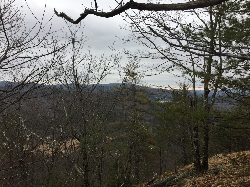 Looking down towards Hiram from Mt. Cutler