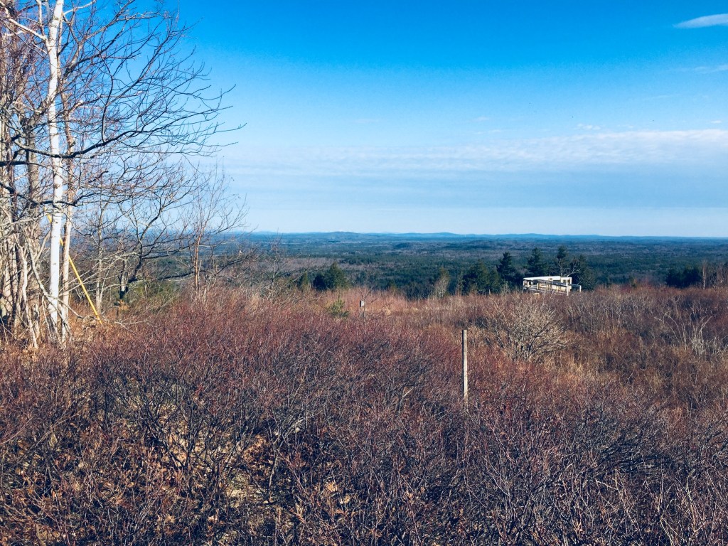 View towards Mount Washington from First Hill, Mount Agamenticus