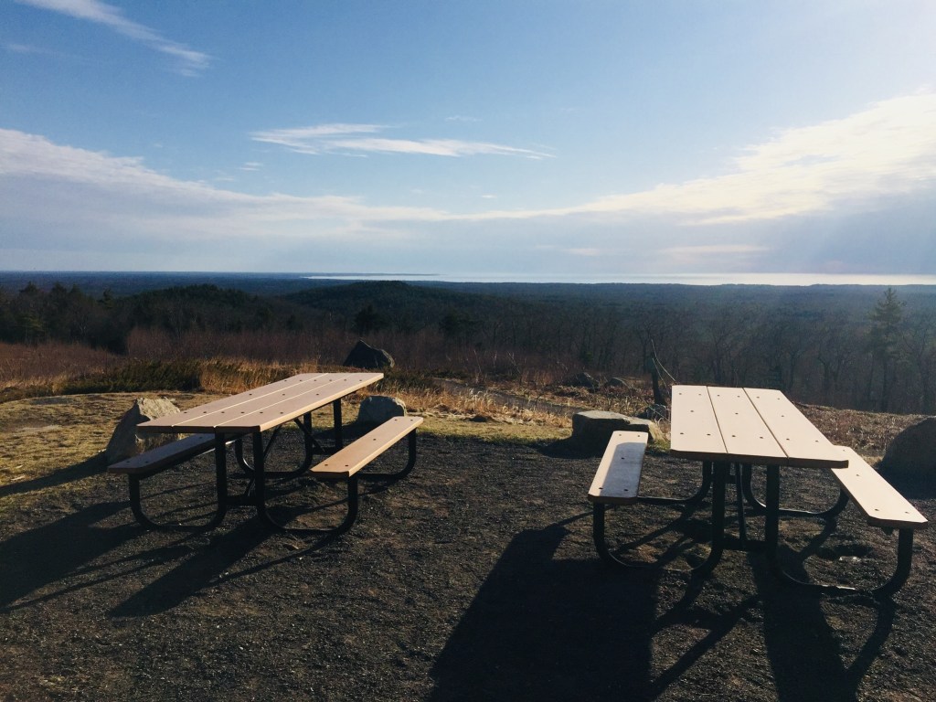 Picnic Tables, First Hill, Mount Agamenticus