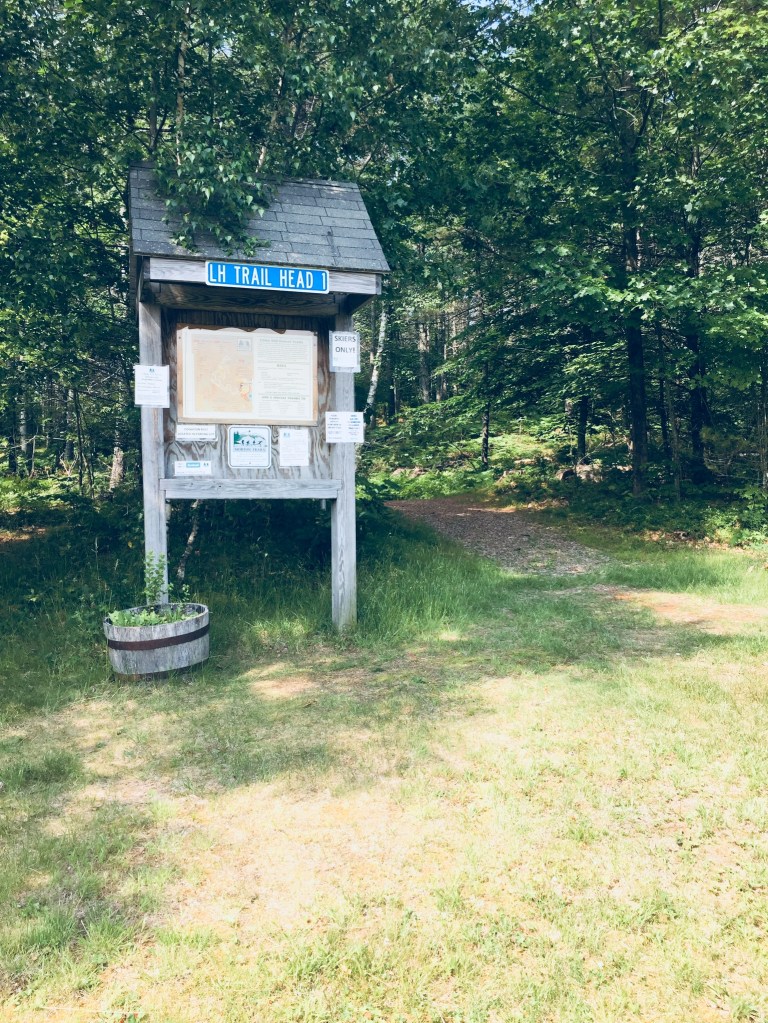 Libby Hill Trails Trailhead in Gray, ME