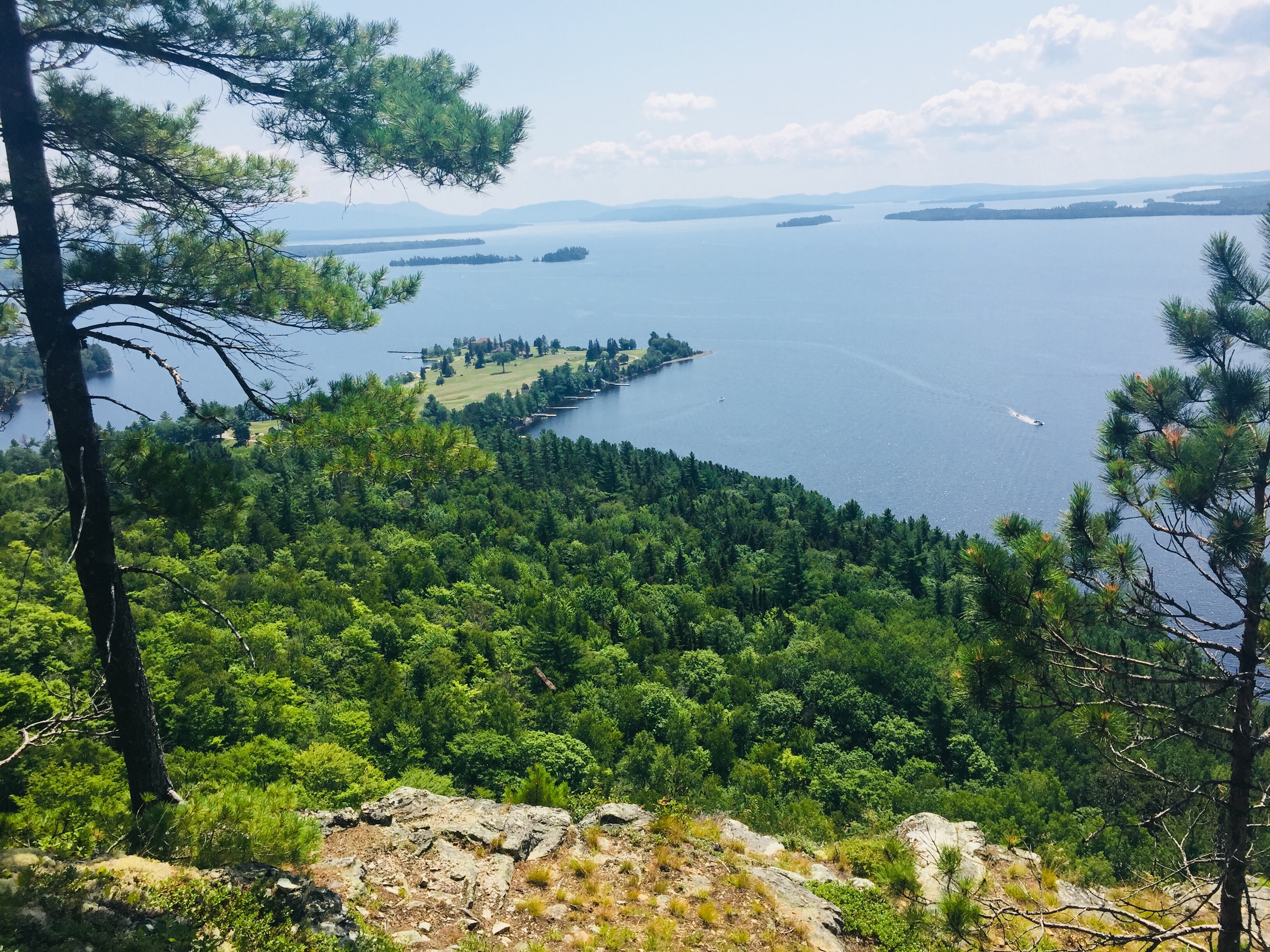 Overlook from the Indian Trail, Mt. Kineo, Moosehead Lake