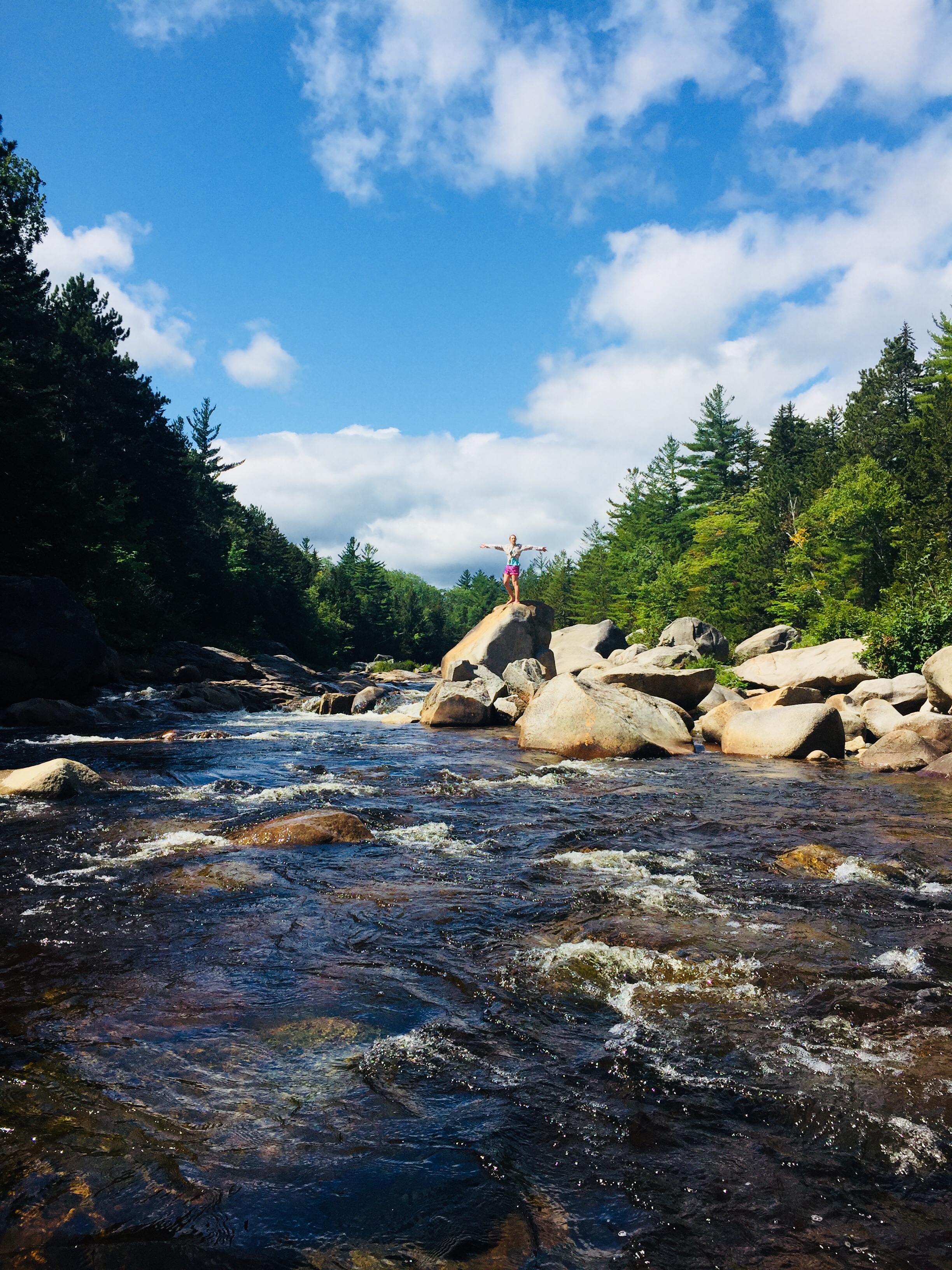 Orin Falls in Katahdin Woods and Waters National Monument, Maine.